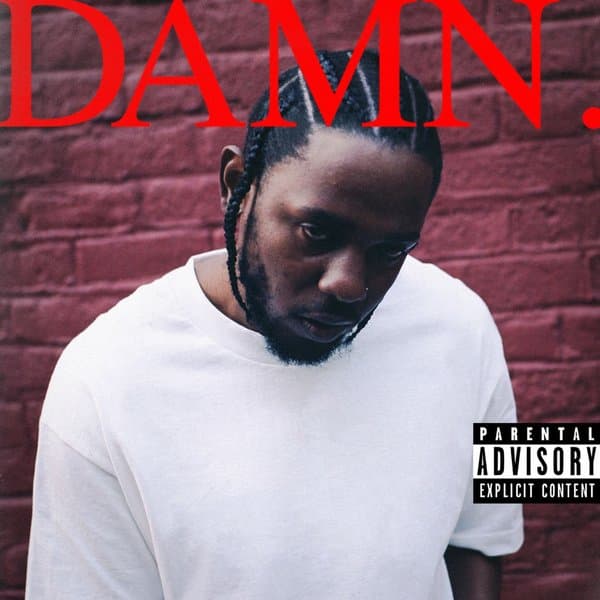 Portada de DAMN. de Kendrick Lamar