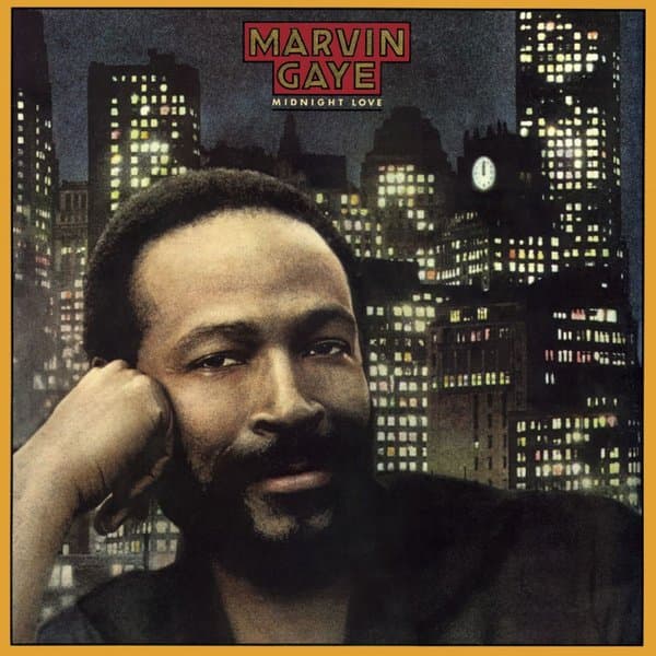 Portada de Midnight Love de Marvin Gaye