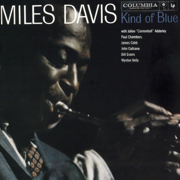 Portada de Kind of Blue de Miles Davis